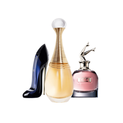 Combo de 3 perfumes - Good Girl, J'adore, Scandal